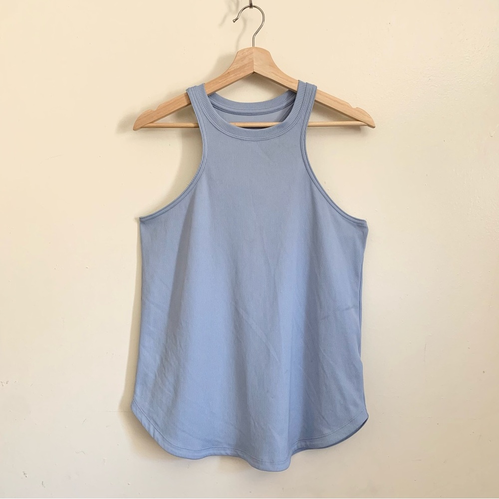 Nike Periwinkle Blue Racer back Ribbed Tank Size Medium